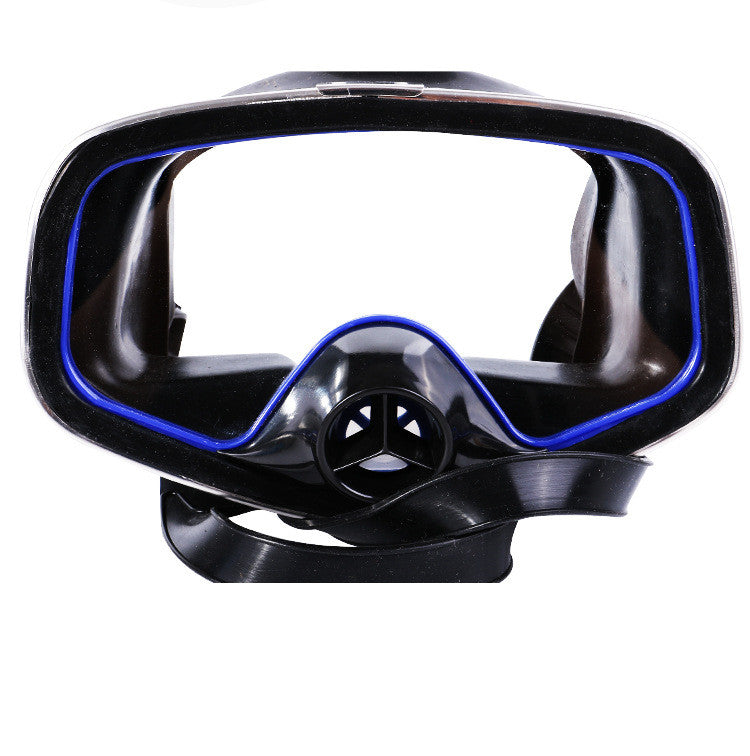 Adult mask snorkeling tempered glass mirror