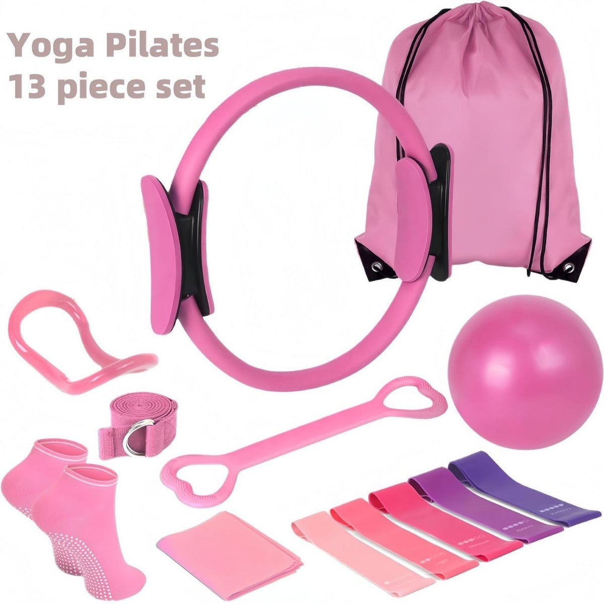 Yoga Pilates Roller 13-piece Set Fitness Suit