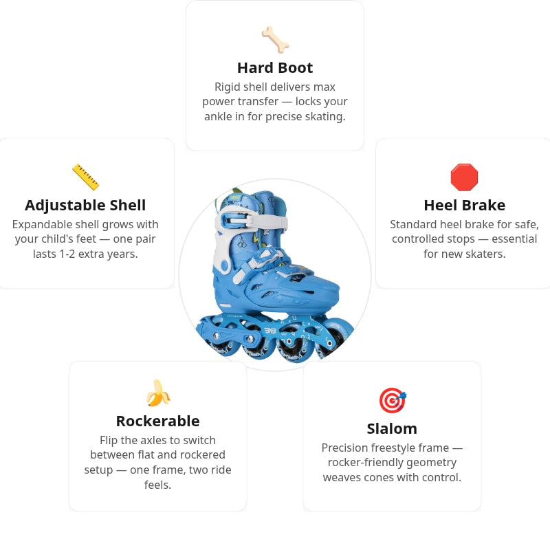 Flying Eagle BKB K8S Blue Skates