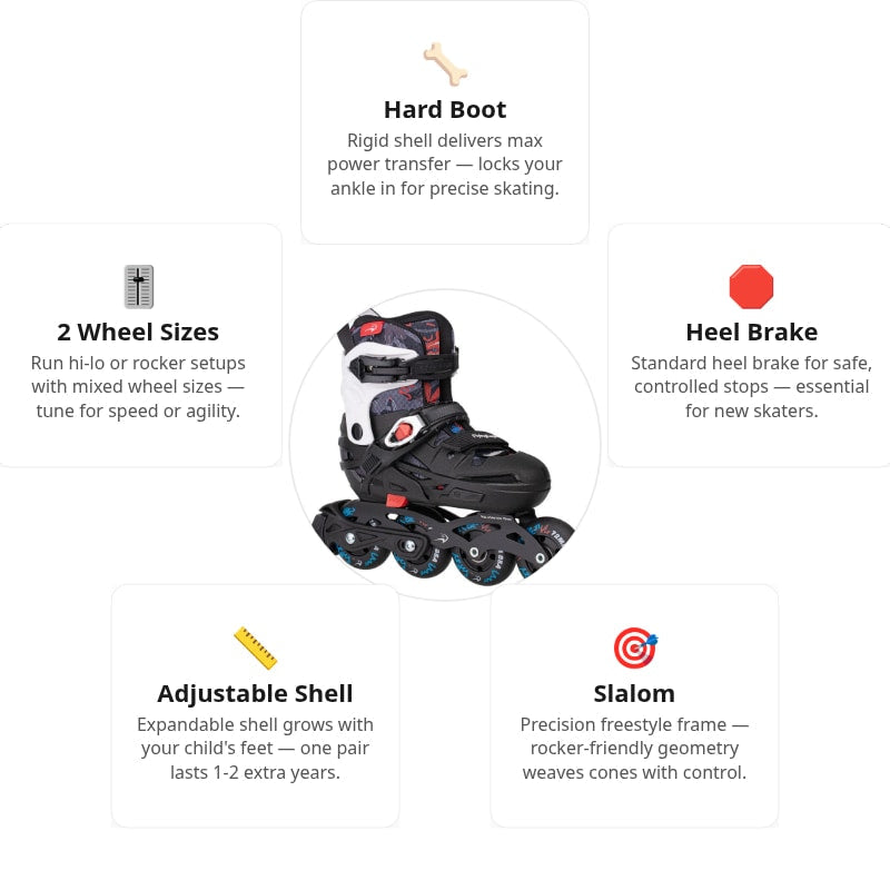 Flying Eagle S5 Pro Buzz Black Skates